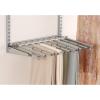 imageRubbermaid Configurations Pants Rack Titanium Holds 7 Pairs of Pants NonSlip Closet Organization and Storage