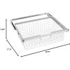 imageRubbermaid Configurations Sliding Basket for Closet Drawer Organization Titanium Sturdy Slide Out Basket for HomeLaundryBathroomMudroomPantryLinen ClosetTitanium