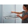 imageRubbermaid Configurations Sliding Basket for Closet Drawer Organization White Sturdy Slide Out Basket for HomeLaundryBathroomMudroomPantryLinen ClosetWhite
