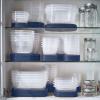 imageRubbermaid EasyFindLids Food Storage Containers in SpecialEdition Insignia Blue 42 PieceBlue
