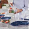 imageRubbermaid EasyFindLids Food Storage Containers in SpecialEdition Insignia Blue 42 PieceBlue
