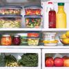 imageRubbermaid EasyFindLids Food Storage Containers in SpecialEdition Insignia Blue 42 PieceBlue