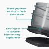 imageRubbermaid EasyFindLids Food Storage Containers in SpecialEdition Insignia Blue 42 PieceGrey