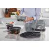 imageRubbermaid EasyFindLids Food Storage Containers in SpecialEdition Insignia Blue 42 PieceGrey