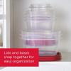 imageRubbermaid EasyFindLids Food Storage Containers in SpecialEdition Insignia Blue 42 PieceRed