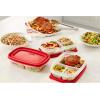 imageRubbermaid EasyFindLids Food Storage Containers in SpecialEdition Insignia Blue 42 PieceRed