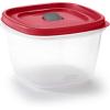 imageRubbermaid EasyFindLids Food Storage Containers in SpecialEdition Insignia Blue 42 PieceRed