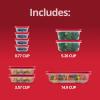 imageRubbermaid EasyStore Large Containers 18Piece Set Food Storage Containers Food Storage Containers with Lids