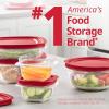 imageRubbermaid EasyStore Rectangle Square and Round Containers 34Piece Set Food Storage Containers Food Storage Containers with Lids