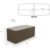 imageRubbermaid Extra Large Resin Outdoor Storage Deck Box with Seat 120 Gal Weather Resistant Brown Deck Organization for HomeBackyardPool ChemicalsToysGarden ToolsPorchPatio CushionsExtra Large