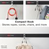 imageRubbermaid FastTrack Cord Hook Garage Organization and Storage Heavy Duty Storage for CoolersCordsRopesHoses1 Count Pack of 1