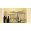 imageRubbermaid FastTrack MultiPurpose Closet Shelving Kit White Adjustable Pantry StorageOrganization for your ClothesShoesFoodCleaning Supplies57 Feet