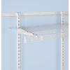 imageRubbermaid FastTrack MultiPurpose Closet Shelving Kit White Adjustable Pantry StorageOrganization for your ClothesShoesFoodCleaning Supplies57 Feet