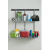 imageRubbermaid Fasttrack Rail Storage 48quotx16quot 3Shelf Kit 350 lbs Per Shelf for HomeGarageShedWorkshop Organization16Piece