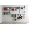 imageRubbermaid Fasttrack Rail Storage 48quotx16quot 3Shelf Kit 350 lbs Per Shelf for HomeGarageShedWorkshop Organization8Piece