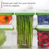 imageRubbermaid FreshWorks Produce Saver Large Produce Storage Containers 4 Piece SetSet of 3 containers and 3 Lids  Med  Lg