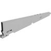 imageRubbermaid Garage FastTrack Bracket 16quot Deep Shelf Bracket with Speed Clips Satin Nickel Wall Mounted Storage System for HomeGarageTool Organization