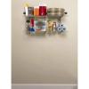 imageRubbermaid Garage FastTrack Upright 25quot Satin Nickel Wall Mounted Storage System Direct Mount for FastTrack Garage Rail GarageHome OrganizationUpright Rail