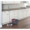 imageRubbermaid Microfiber Flat Spin Mop Floor Cleaning System with Wringer Bucket Red Flat Floor Mop for HardwoodLaminateVinylTileStone Floors