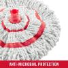 imageRubbermaid Microfiber Twist Mop Kit with 2 Refills Kit Machine Washable Builtin Wringer Lightweight Safe for All Floor Types Deep Cleaning for HomeBathroomGarageOfficeMicrofiber Twist Mop  Collapsible
