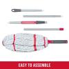 imageRubbermaid Microfiber Twist Mop Kit with 2 Refills Kit Machine Washable Builtin Wringer Lightweight Safe for All Floor Types Deep Cleaning for HomeBathroomGarageOfficeMicrofiber Twist Mop  Collapsible