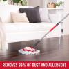 imageRubbermaid Microfiber Twist Mop Kit with 2 Refills Kit Machine Washable Builtin Wringer Lightweight Safe for All Floor Types Deep Cleaning for HomeBathroomGarageOfficeMicrofiber Twist Mop  Collapsible