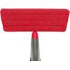 imageRubbermaid Reveal Spray Mop Replacement Head Red Reusable Wet Mop Microfiber Pad for Floor Cleaning in KitchenBathroomKitchenSchoolRed