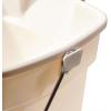 imageRubbermaid Roughneck HeavyDuty Utility Bucket 15Quart Bisque ComfortableDurable Pour Handle Sturdy Pail Bucket for Household CleaningMoppingBisque