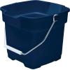 imageRubbermaid Roughneck Square Bucket 12Quart Blue Sturdy Pail Bucket Organizer Household Cleaning Supplies Projects Mopping Storage Comfortable Durable Grip Pour HandleRoyal Blue