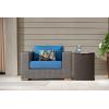 imageRubbermaid Small Resin Outdoor Storage Deck Box 19 Gal Weather Resistant Brown Deck Organization for HomeSmall Garden ToolsGrilling AccessoriesPool Supplies