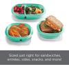 imageRubbermaid TakeAlongs Food Storage Containers Set of 26 ClearTeal