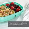 imageRubbermaid TakeAlongs Food Storage Containers Set of 26 ClearTeal