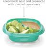 imageRubbermaid TakeAlongs Food Storage Containers Set of 26 ClearTeal