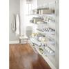 imageRubbermaid White Fasttrack Closet SlideOut Tiered Organizing Shelf 2060354