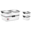 Set of 5 Assorted Containers