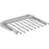 imageRubbermaid Configurations Pants Rack Titanium Holds 7 Pairs of Pants NonSlip Closet Organization and Storage
