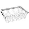 imageRubbermaid Configurations Sliding Basket for Closet Drawer Organization Titanium Sturdy Slide Out Basket for HomeLaundryBathroomMudroomPantryLinen ClosetTitanium