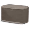 imageRubbermaid Extra Large Resin Outdoor Storage Deck Box with Seat 120 Gal Weather Resistant Brown Deck Organization for HomeBackyardPool ChemicalsToysGarden ToolsPorchPatio CushionsMedium
