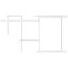 imageRubbermaid FastTrack MultiPurpose Closet Shelving Kit White Adjustable Pantry StorageOrganization for your ClothesShoesFoodCleaning Supplies57 Feet