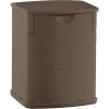 imageRubbermaid Small Resin Outdoor Storage Deck Box 19 Gal Weather Resistant Brown Deck Organization for HomeSmall Garden ToolsGrilling AccessoriesPool Supplies