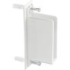 imageWall Mount Bracket 2 12 in Height 3 1116 in Width 4 12 in Length Plastic White