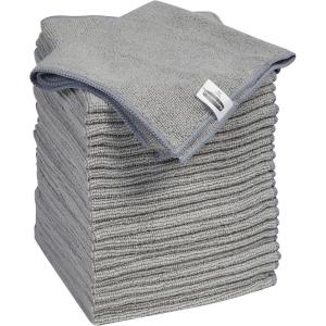 imageRubbermaid All Purpose Microfiber Cleaning Cloth Towels 50 Pack 12quotx12quot NonScratch ReusableWashable for CleaningWipingPolishing for HomeKitchenCar24Pack