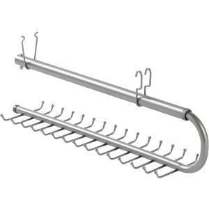 imageRubbermaid Configurations 30Hook Tie and Belt Organizer TitaniumFG3H9802TITNM