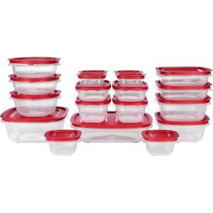 imageRubbermaid EasyStore Containers 38Piece Set Food Storage Containers Food Storage Containers with Lids