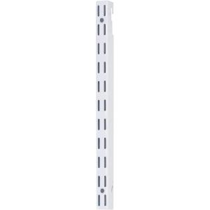 imageRubbermaid Fast Track Adjustable Closet System Hardware 70Inch Upright White Pantry StorageOrganization for ClothesShoesFoodCleaning Supplies1375