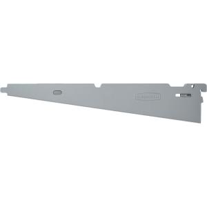 imageRubbermaid Garage FastTrack Bracket 16quot Deep Shelf Bracket with Speed Clips Satin Nickel Wall Mounted Storage System for HomeGarageTool Organization
