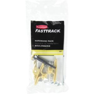 imageRubbermaid Garage FastTrack Rail Hardware Pack Gray for HomeGarageWallShed Organization