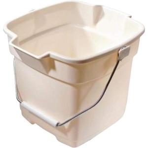 imageRubbermaid Roughneck HeavyDuty Utility Bucket 15Quart Bisque ComfortableDurable Pour Handle Sturdy Pail Bucket for Household CleaningMoppingBisque