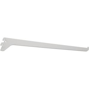 imageRubbermaid Single Track System Bracket 12quot White Upright Bracket Shelving and Organization Compatible with Rubbermaid Track System