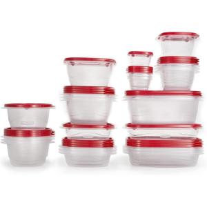 imageRubbermaid TakeAlongs Food Storage Containers Set of 26 ClearClear